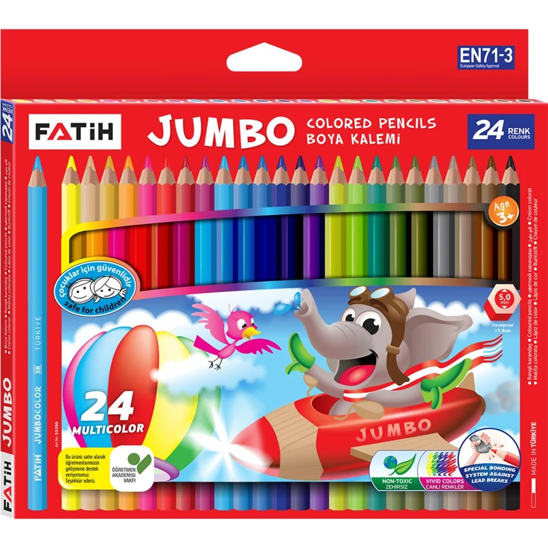 Fatih 33350 Kuruboya Jumbo 24 Renk Tam Boy