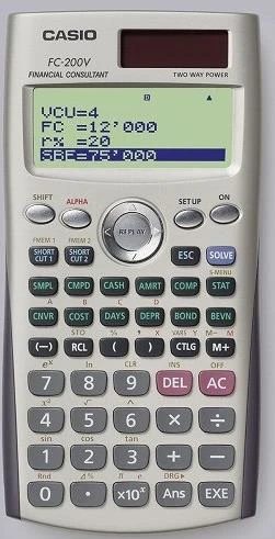 Casıo Hesap Makinesi Finansal Fc-200V