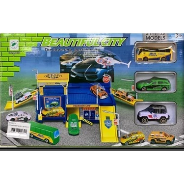 Asya Sem660-72 Otopark Set Güzel Şehrim 3Araçlı*24