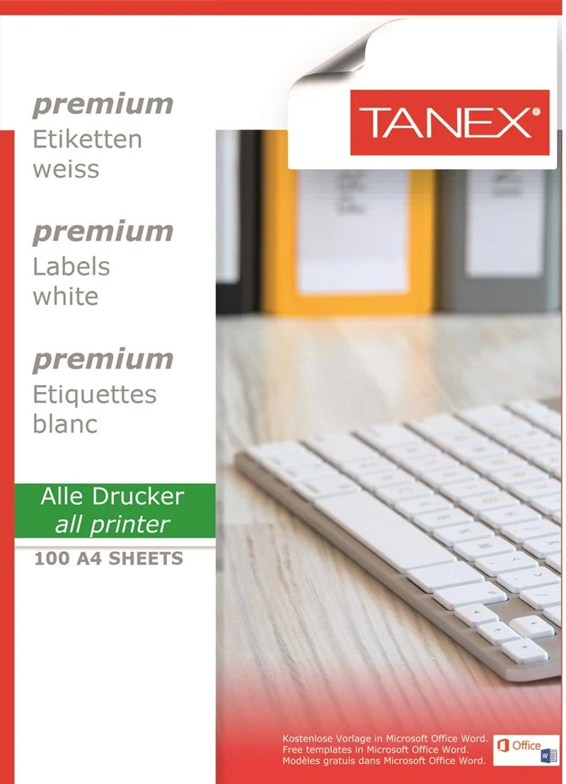 Tanex Tw-2172 Lazer Etiket 35*23Mm