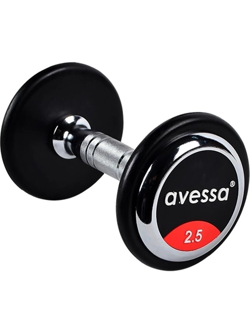 Avessa 2,5 kg Olimpik Dambıl Kauçuk Kaplı Salon Tipi