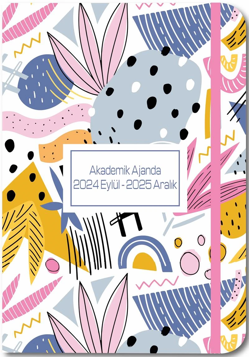 Liz Ajakd 17X24 Kuşe Kapak Akademik Ajandası