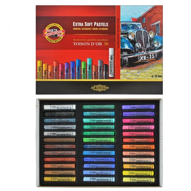 Kohınoor Set Extra Soft Dry Chalks 8555-036001Kz