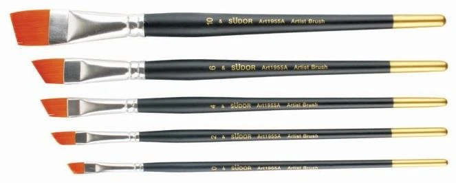 Südor Sf1955A-0 Black Gold Yan Kesik Fırça 0