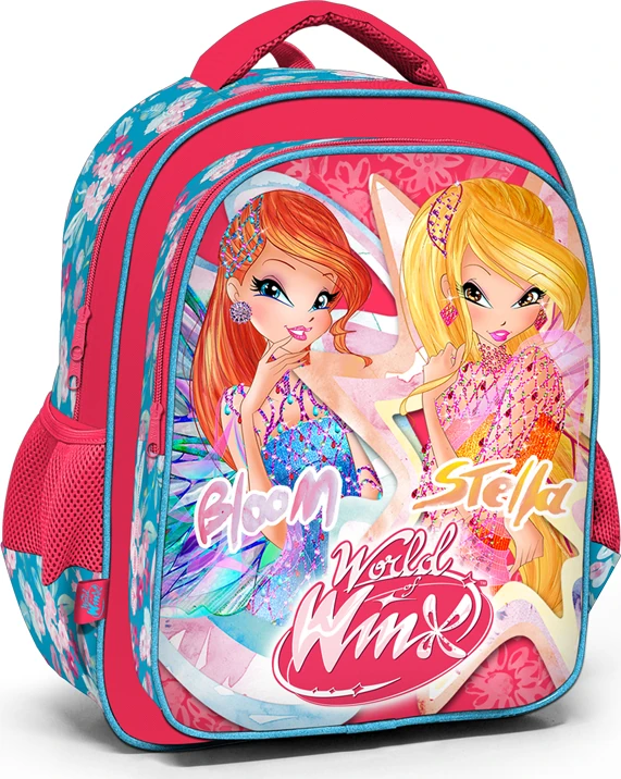 Winx Club Pembe ilkokul Sırt Okul Çantası Bloom Stella 63265