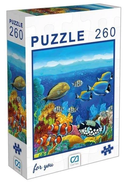 Ca Games Ca.6004 Puzzle 260 Parça Balıklar