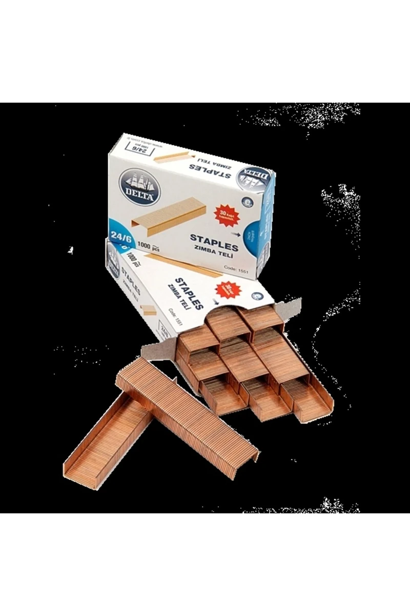 Delta 1552 Zımba Teli Eko Beyaz 24/6 *25