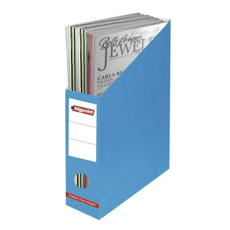 Bigpoint Karton Kutu Klasör Mavi BP120-35