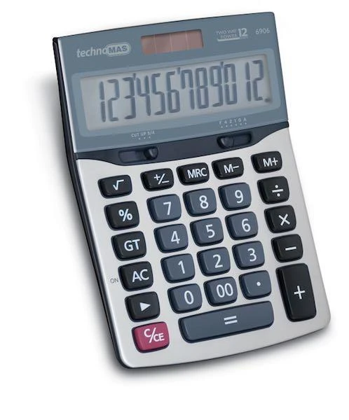 Mas Hesap Makinesi 12 Hane Ofis Tipi Orta 6906