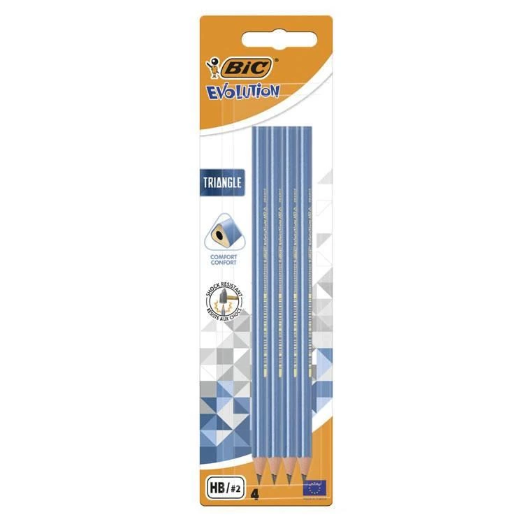 Bic Kurşun Kalem Evolution Üçgen 4 Lü Blister 964912