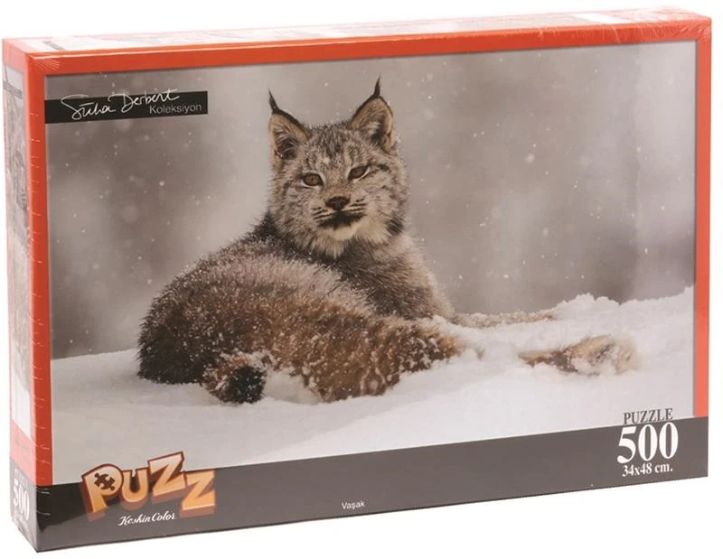 Keskin 260425-99 34*49 500 Lü Yapboz Vaşak Sd