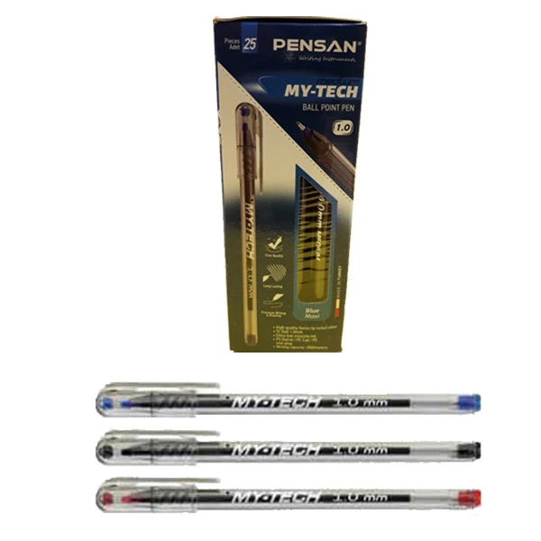 Pensan 02250 My-Tech Tükenmez Kalem Yeşil 1Mm 25Li