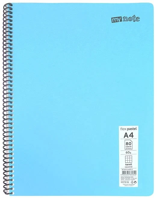 Mynote 30001907 Mfxpa-A472-Çz Flex Pastel Defter A4 72/0