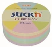 Gıpta Yapışkanlı Not Kağıdı 67X67 Pastel Yuvarlak Blok 250 Yp. 2182900