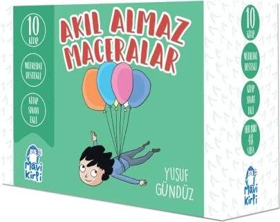 Akıl Almaz Maceralar 4. Sınıf Okuma Seti (10 Kitap) - Yusuf Pazarcı