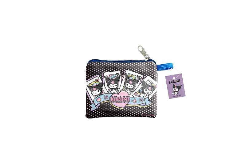 Kuromi Temalı Fermuarlı Para Çantası