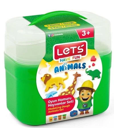 Lets Oyun Hamuru Hayvanlar Seti L8498