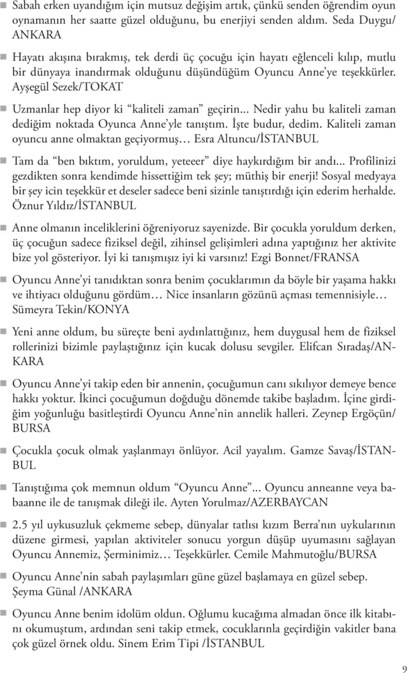 Oyuncu Anne - Şermin Çarkacı