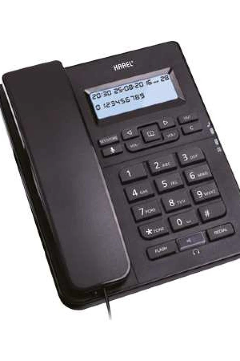 Karel TM145 Kablolu Telefon - Siyah