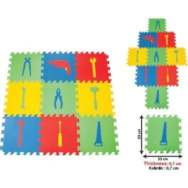 PİLSAN Poly Eğitici Yer Karosu Tamir Seti 7mm