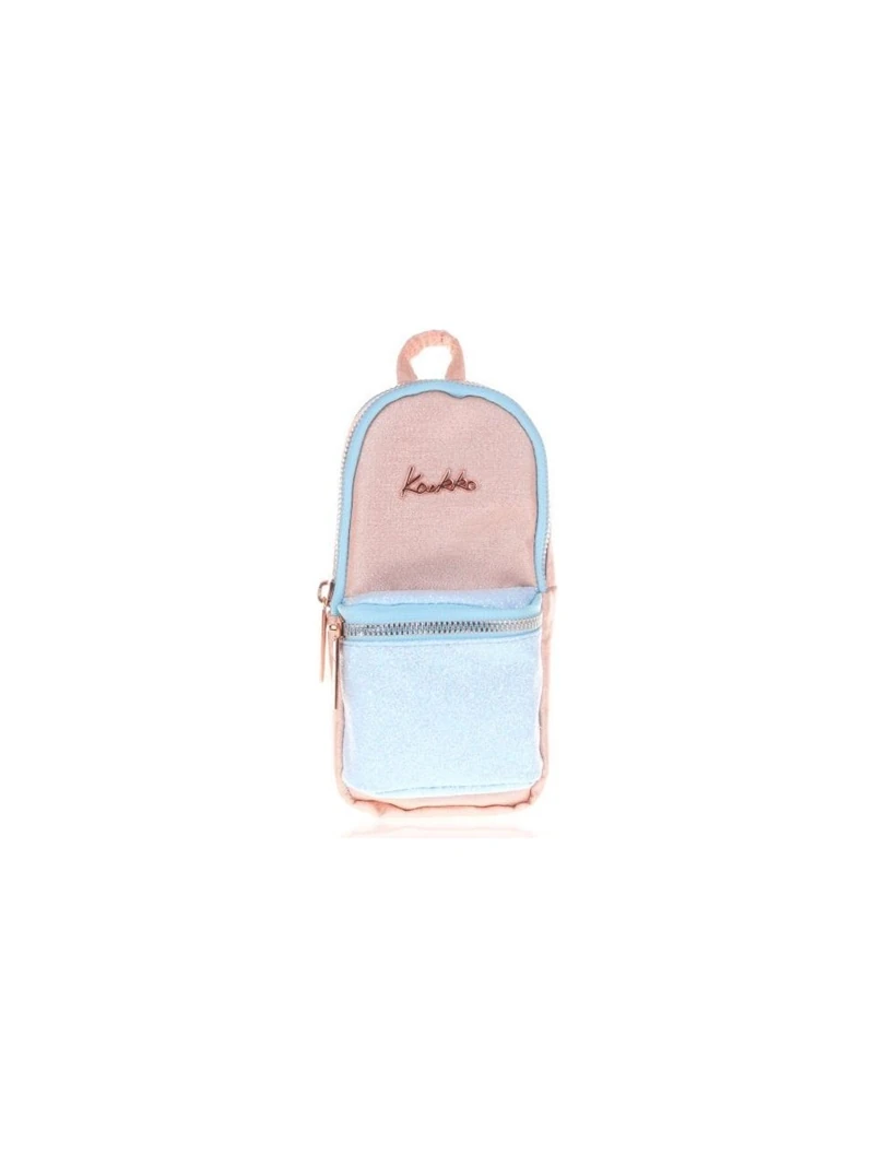 Kaukko Amazing Junior Bag Kalem Çantası Simli Somon K2505