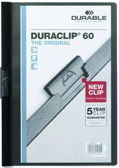 Durable Sıkıştırmalı Dosya Duraclıp 2209 60 Sf Kapasiteli Siyah 2209-Si