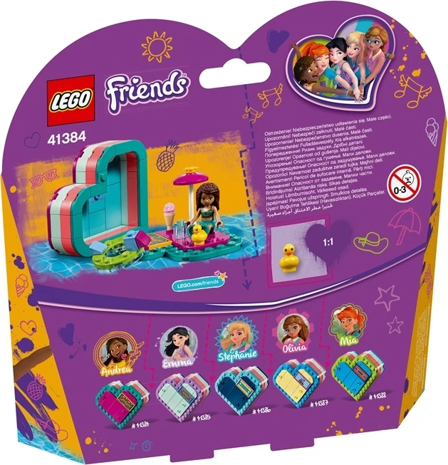 LEGO Friends 41384 Andrea'nın Yaz Kalp Kutusu