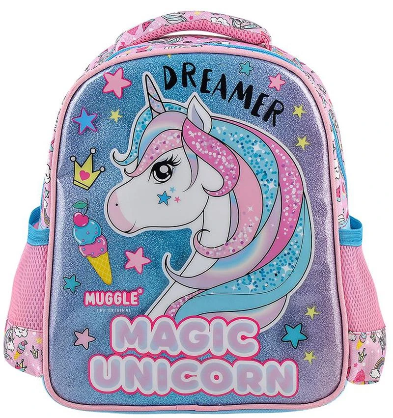 Muggle Anaokulu Çantası Unicorn Pembe Mu7848