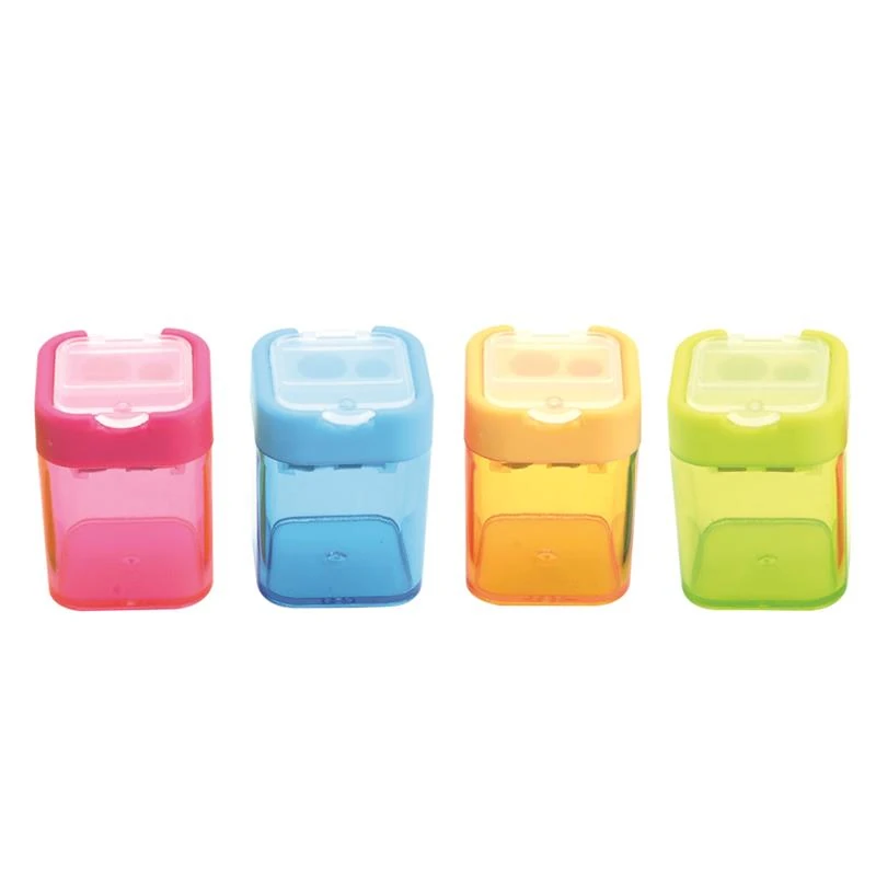 Südor Kalemtıraş Küp Kapaklı Şeffaf Çiftli Kt09