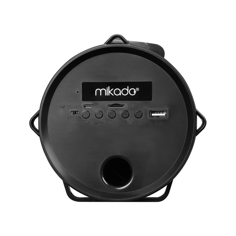 Mikado MD-BT30 Mavi Kamuflaj Desenli Bluetooth AUX+USB+SD Kartlı Speaker