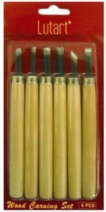 Lutart Oyma Seti Ahşap 6Lı La/7006