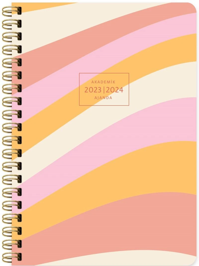 Keskin 830257-99 17*24 Spr.Akademik Ajanda - Mor Puantiye