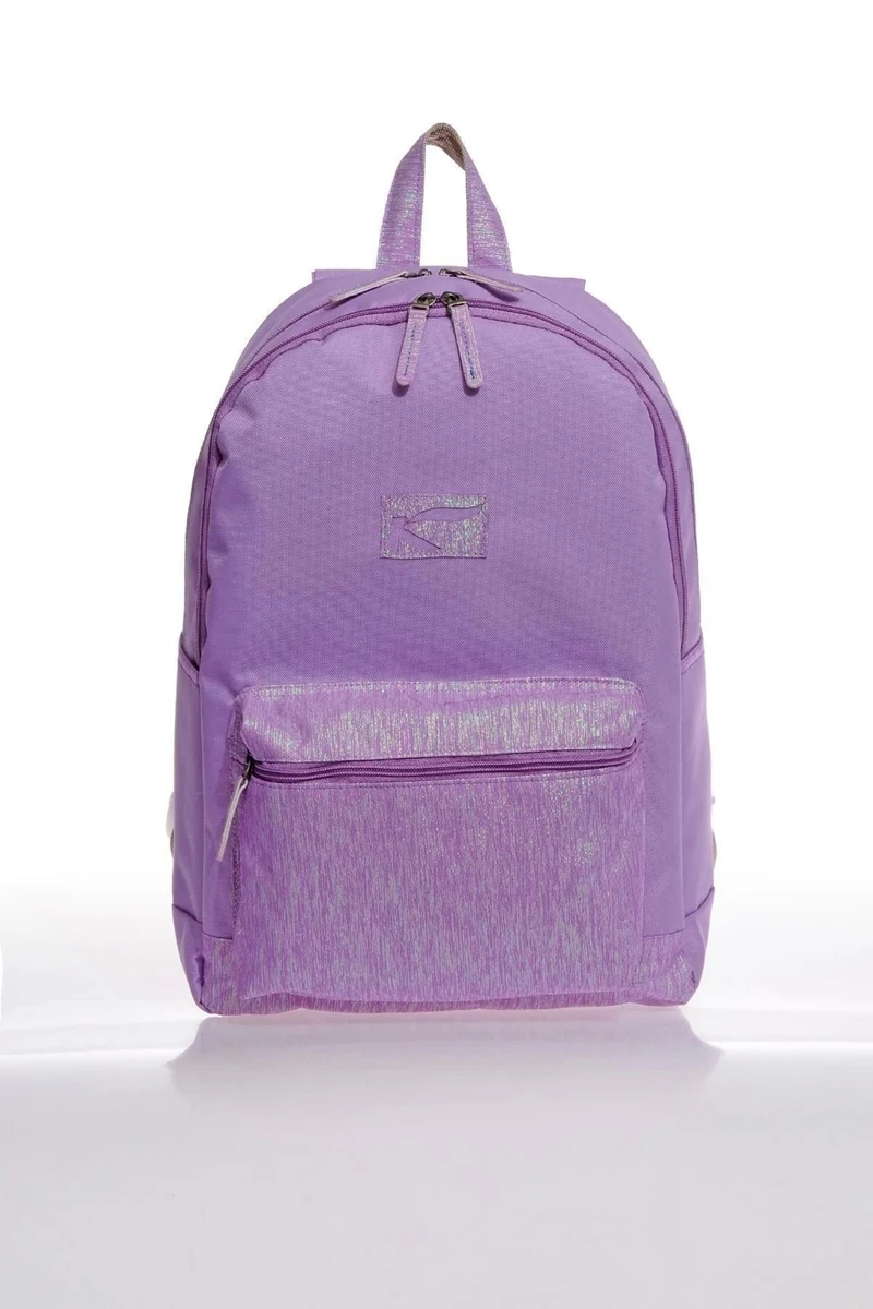 Kaukko Bright Simli Okul Sırt Çantası Pembe K1098