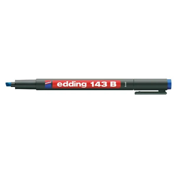 Edding 143/B Asetat Kalemi Mavi