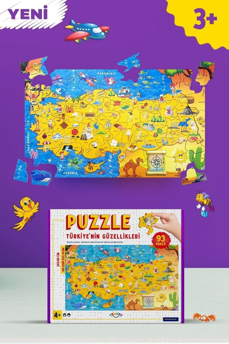 Oyunzu Ülkemizin Güzelliklerini Eğlenerek Öğrenelim