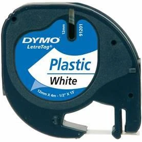 Dymo S0721610 Letratag Plastik Şerit 12*4Mt Beyaz