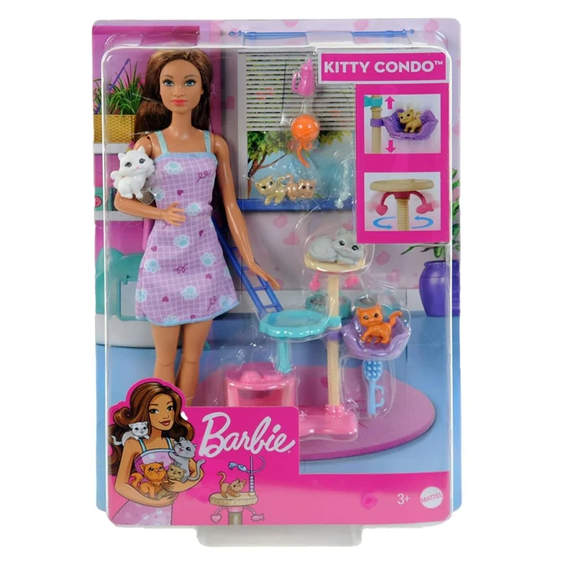 Mattel Hhb70 Barbie Ve Yavru Kedileri Oyun Seti *4