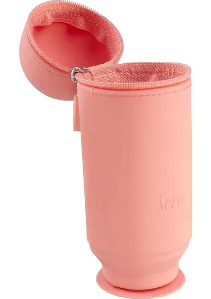 Serve Hoopup Kalem Çantası Mercan