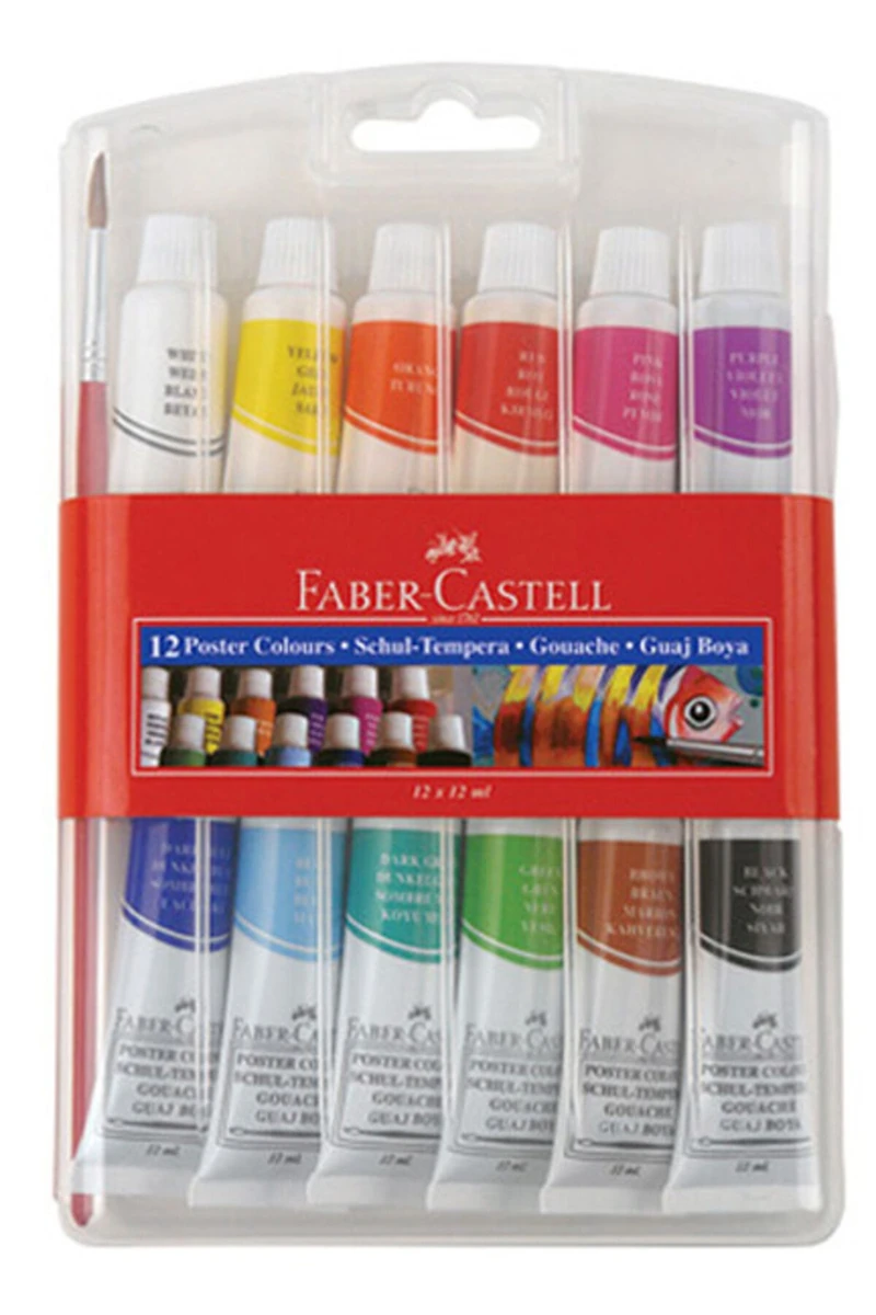 Guaj Boya Seti Redline Tüp 12x12ml