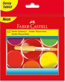 Faber-Castell 40mm Jumbo Suluboya12 Renk