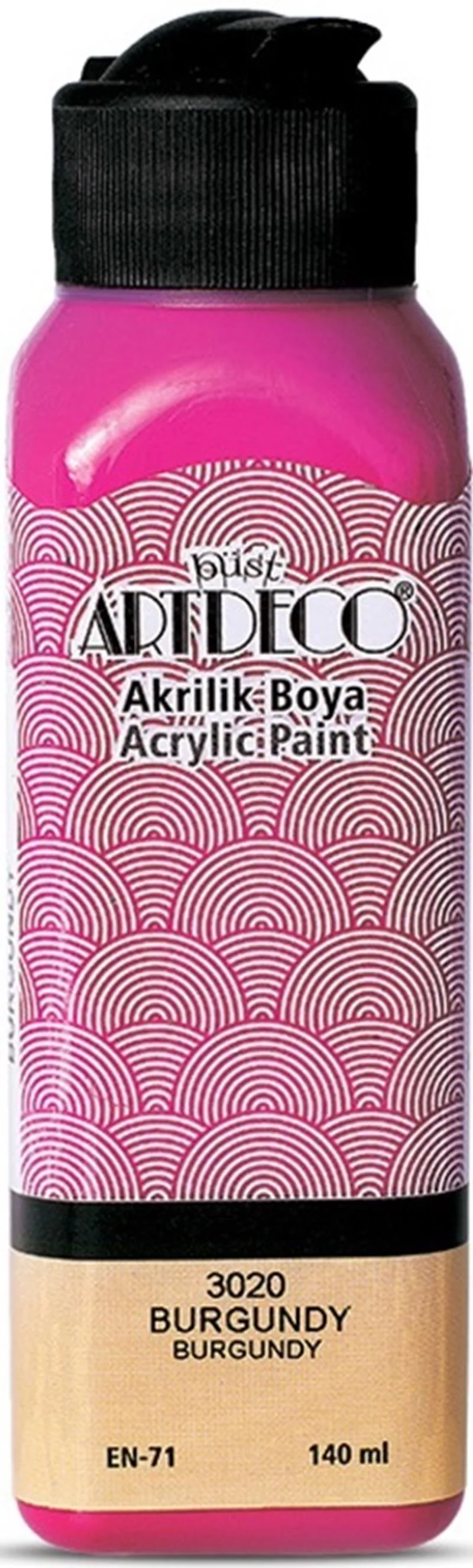 Artdeco Akrilik Boya 140 Ml Burgundy Y-070R-3020