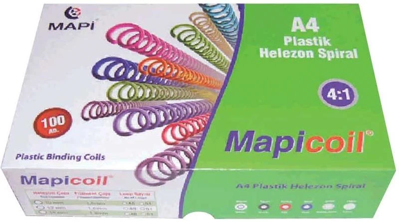 Mapicoil 2352204 Helezon Spiral 22Mm 50Li Şeffaf