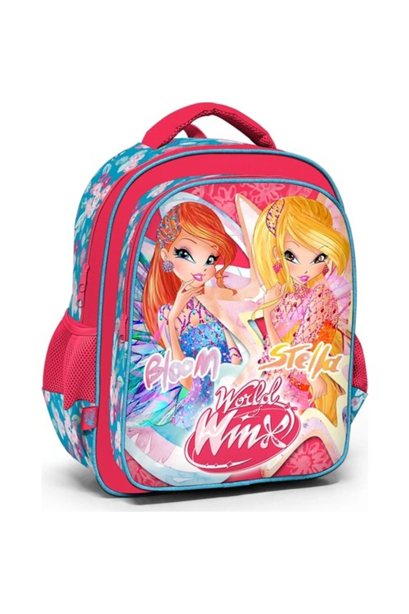 Winx Club Pembe ilkokul Sırt Okul Çantası Bloom Stella 63265