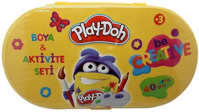 Play-Doh Kırtasiye Seti (40 Parça) Play-St001