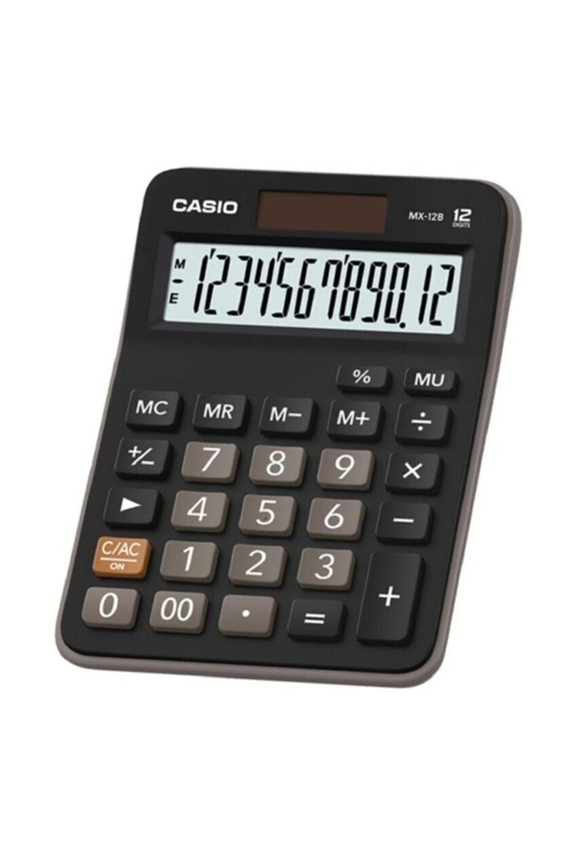 Casio MX-12B 12 Hane Masa Üstü Hesap Makinesi Siyah
