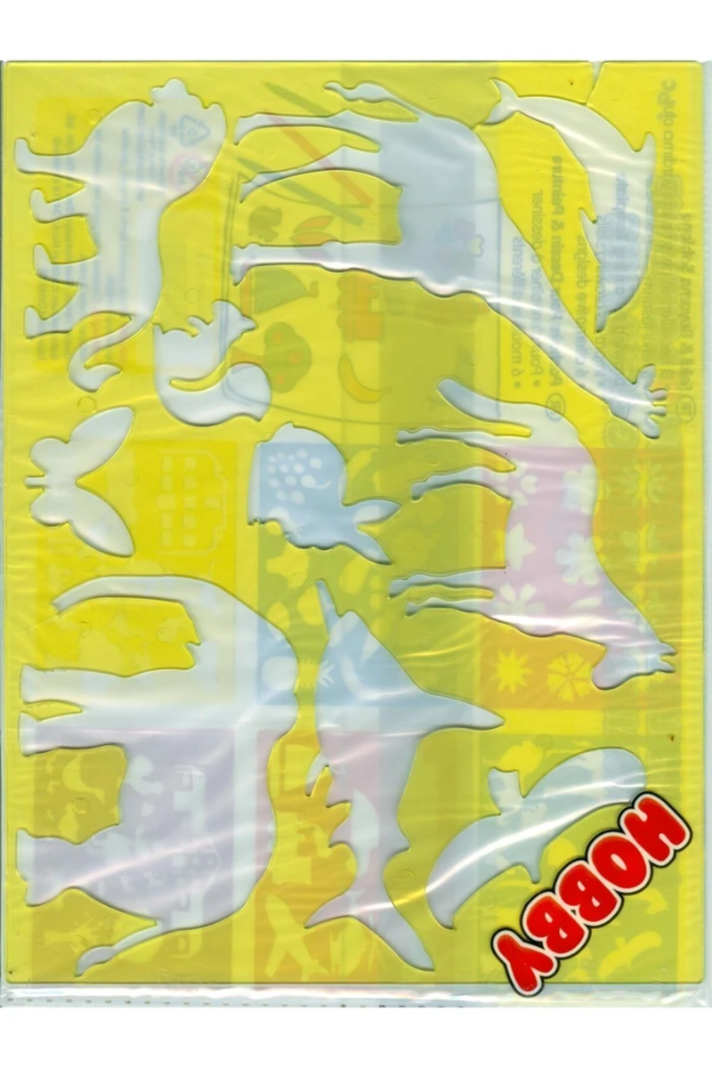 Tüter Şekil Boyama Şablonu Hayvanlar