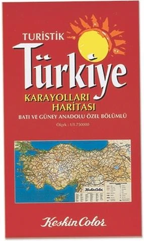 Keskin 715001-99 T.Karayolları Haritası Türkçe