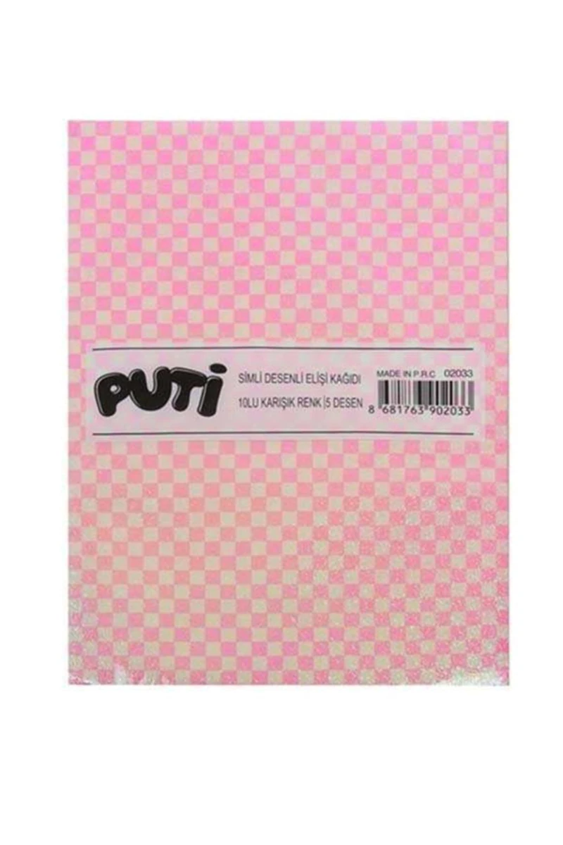 Puti Simli Desenli Elişi Kağıdı 10'Lu