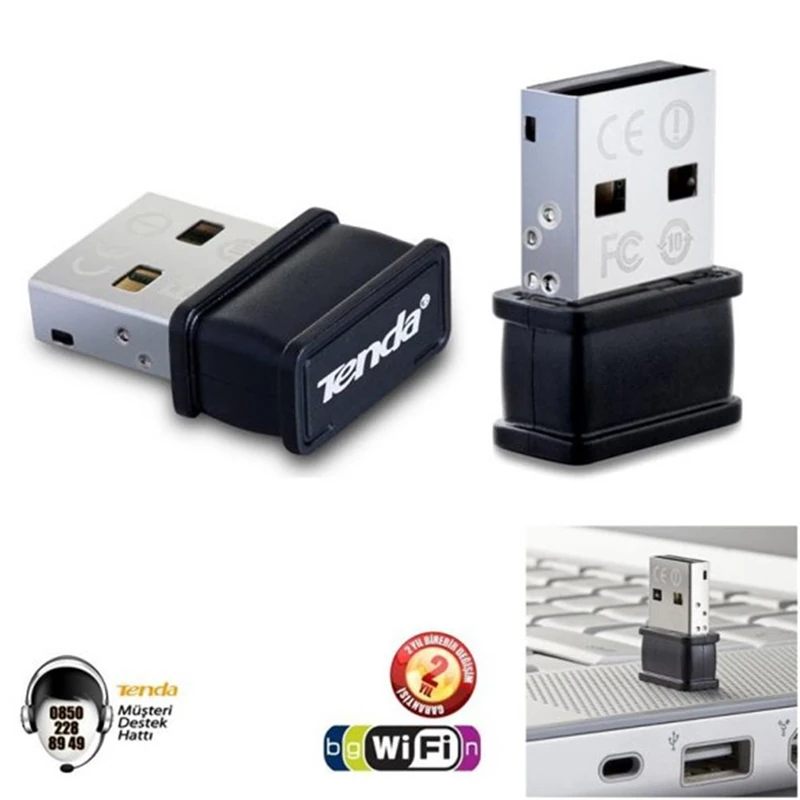 Tenda W311MI 150 Mbps Mini Kablosuz USB Adaptör