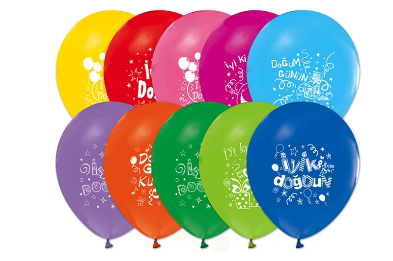 Nedi Pm-72057 Balon Baskılı İyiki Doğdun 100Lü